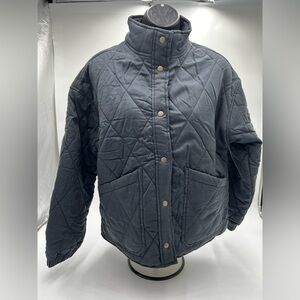 New Social Standards quilted Twill jacket color Black size XS.‎